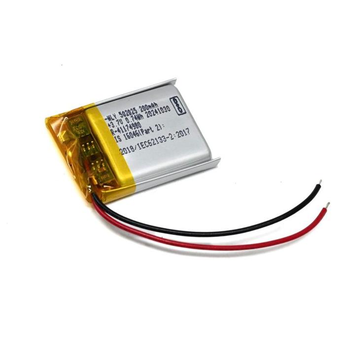 WLY502025 200mAh 3.7V LiPo Battery - Compact Power for IoT Devices