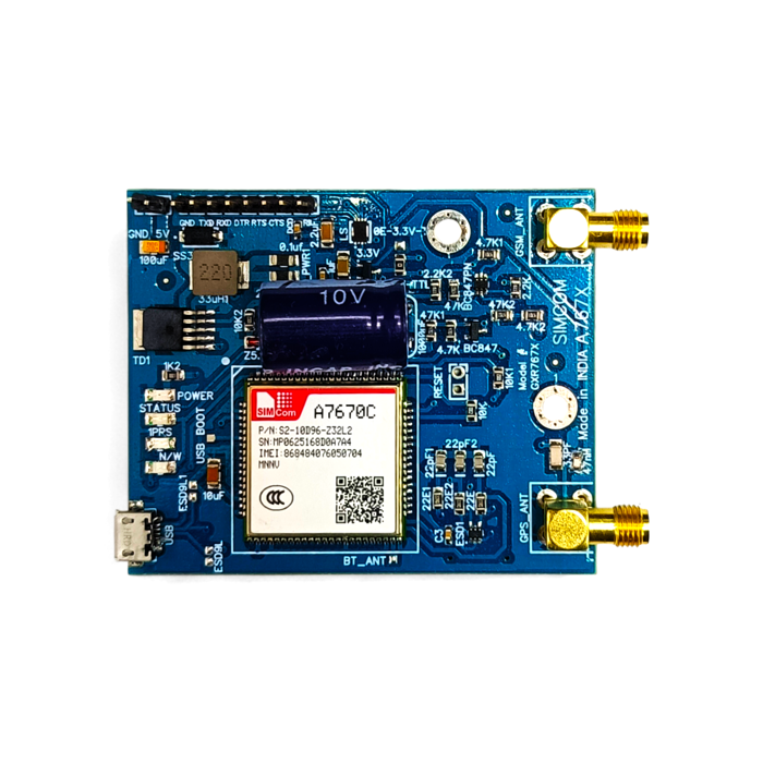 SIM A7670C MNNV TTL Modem with GPS - 4G LTE Module for IoT Applications