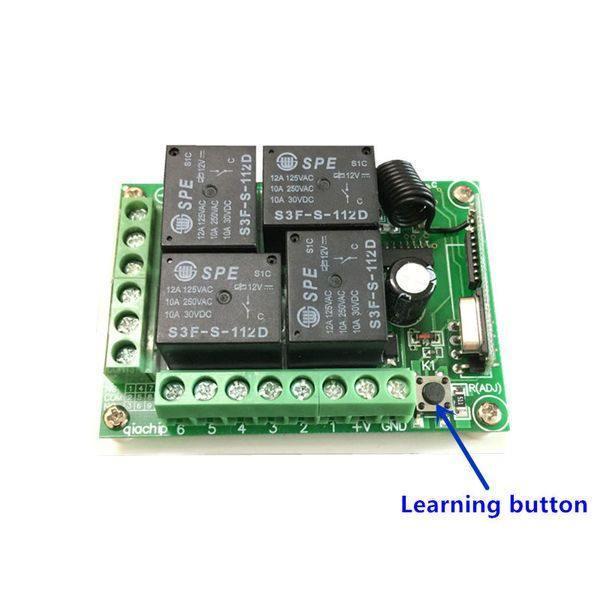 Iotcart SES-P-411 4 Channel 12V Relay Module - Wireless Home Automation