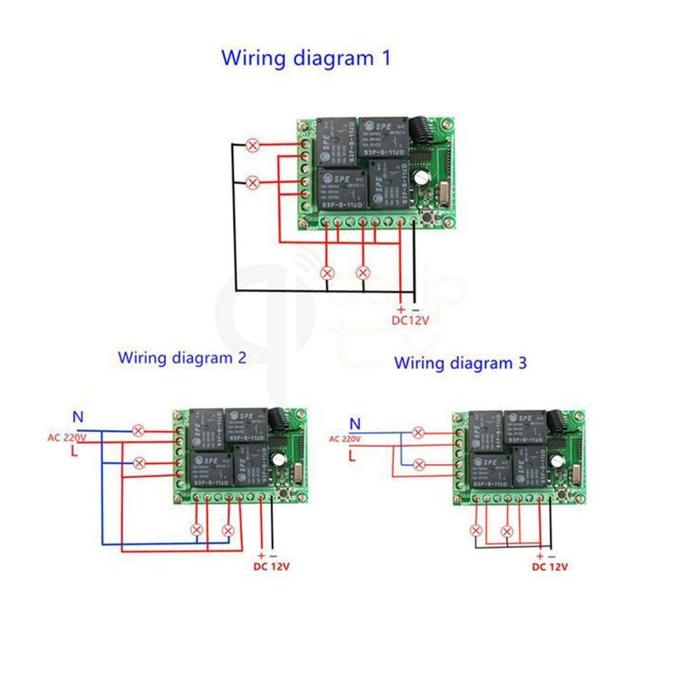 Iotcart SES-P-411 4 Channel 12V Relay Module - Wireless Home Automation