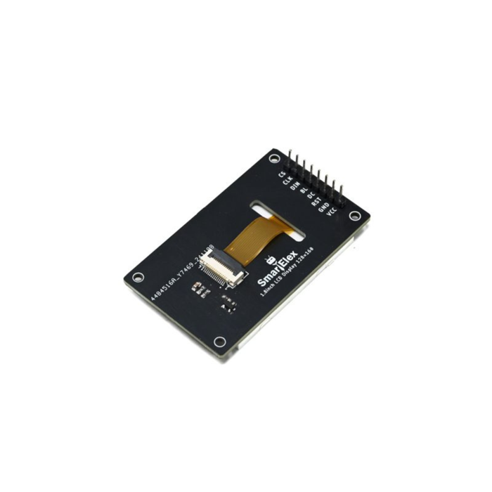 SmartElex 128×160 1.8-inch TFT display with ST7735S