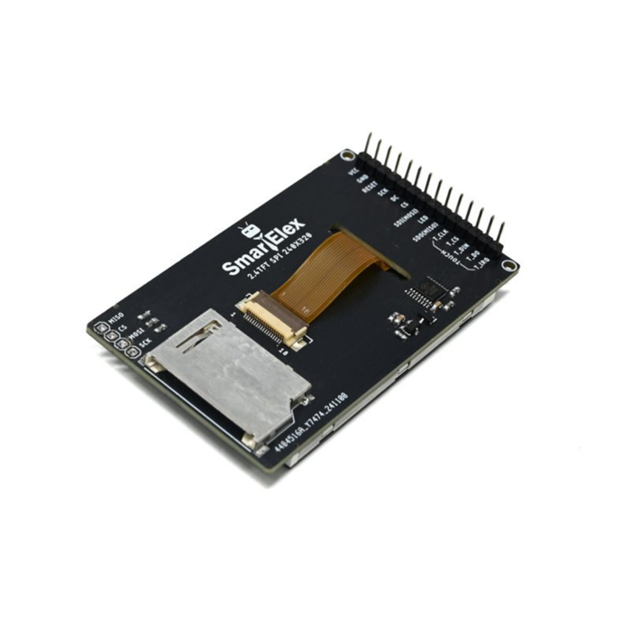SmartElex 240×320 2.4-inch TFT Resistive Touch Display