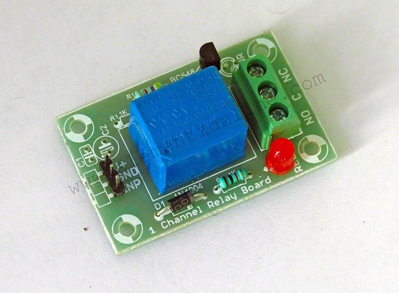 Iotcart SES-P-412 12V 1-Channel Relay Board for Arduino & Microcontrollers