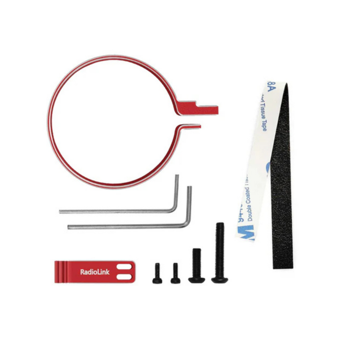 Radiolink Alloy Steering Wheel Trigger for RC8X, RC4GS, RC6GS, Flysky NB4, Futaba 7PX, X6/X4 (Red/Black)