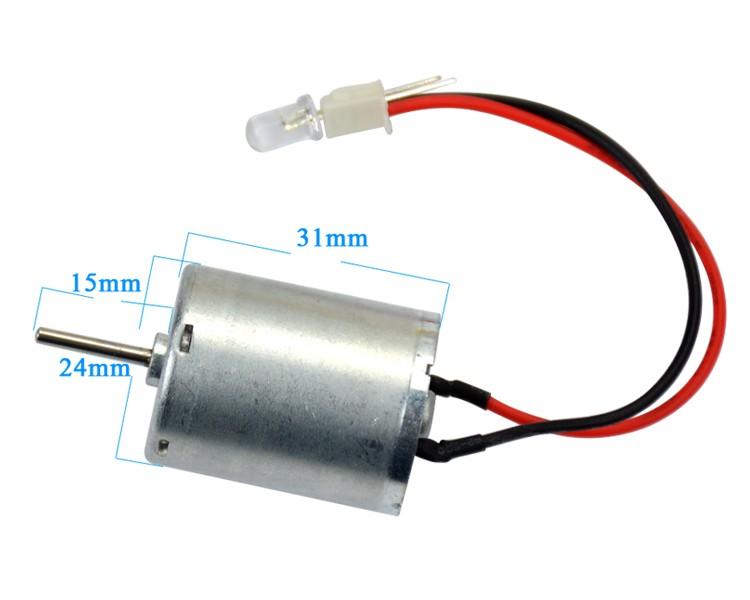 DIY Mini Wind Turbine Blade Vertical Axis Micro Generator - Buy Online in India