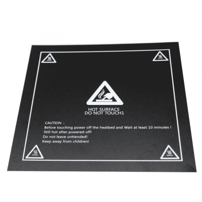 Iotcart SES-P-43 214x214mm Heat Bed Sticker for 3D Printer - Anti-Warp Build Plate Tape