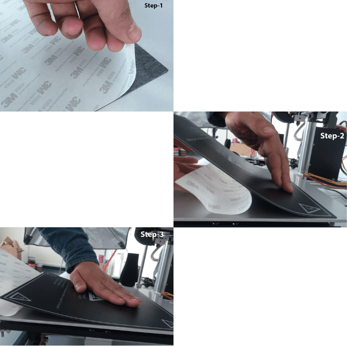 Iotcart SES-P-43 214x214mm Heat Bed Sticker for 3D Printer - Anti-Warp Build Plate Tape