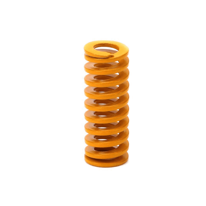 Iotcart SES-P-46 Yellow Helical Compression Spring for 3D Printer Heated Bed - MK3 & CR-10 Compatible