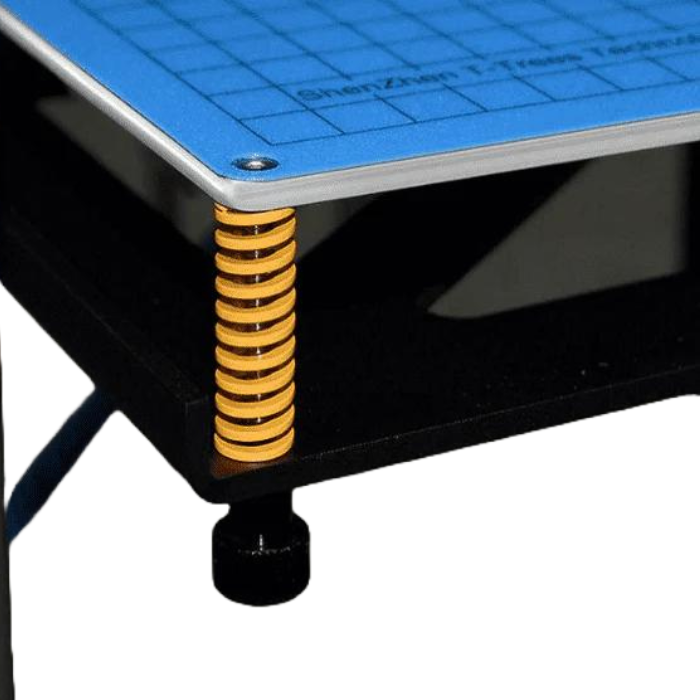 Iotcart SES-P-46 Yellow Helical Compression Spring for 3D Printer Heated Bed - MK3 & CR-10 Compatible