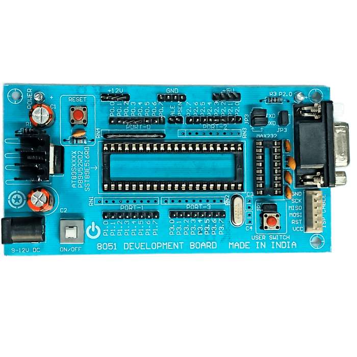 Iotcart 8051 Development Board AT89S52 Microcontroller - Embedded Systems & IoT Projects