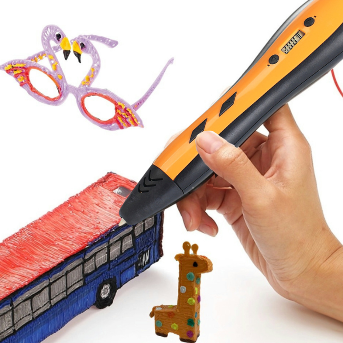 Goofoo RP700C 3D Printing Pen Orange Colour