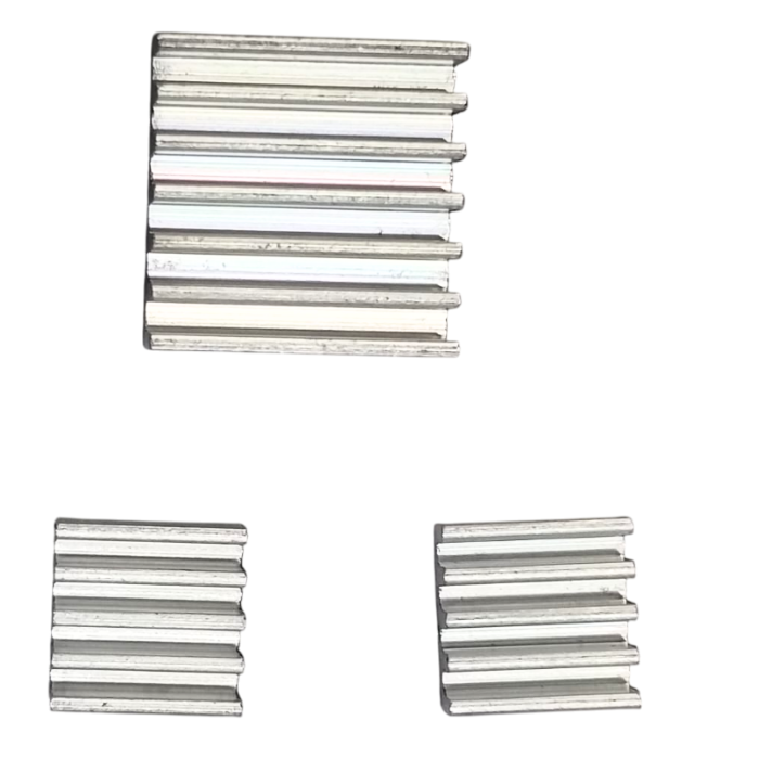 3 in 1 Raspberry Pi Aluminium Heat Sink for Pi 3
