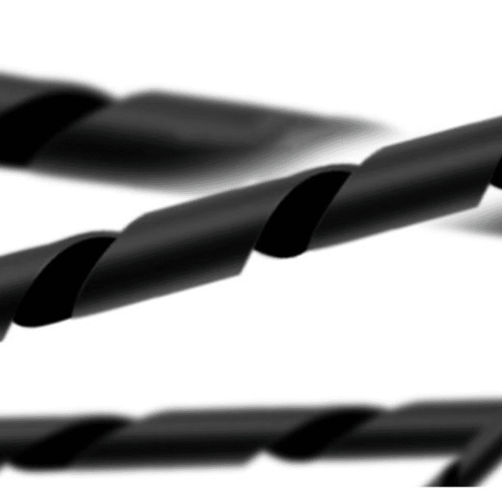 10mm Spiral Wrapping Band Black 10M for Wires
