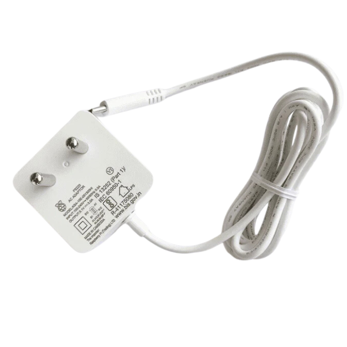 Official Raspberry Pi 4 15W USB-C Power Adapter - Genuine PSU for Pi 4