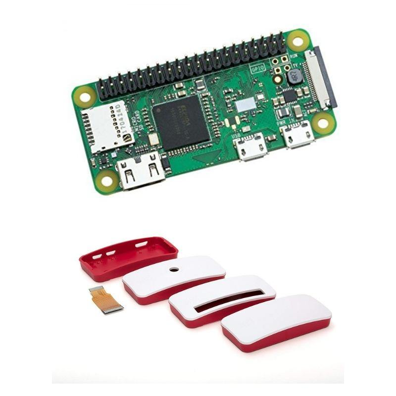 Raspberry Pi Zero WH + Raspberry Pi Zero W-WH Enclosure- Case and camera cable