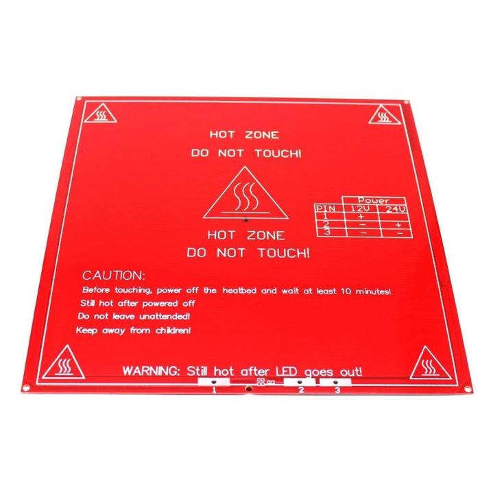 MK2B 3D Printer PCB Heat Bed - 214 mm