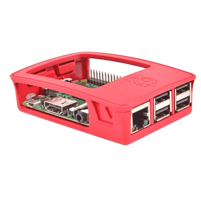 Raspberry Pi 3 Official Case for Model B and B+(White & Pink)