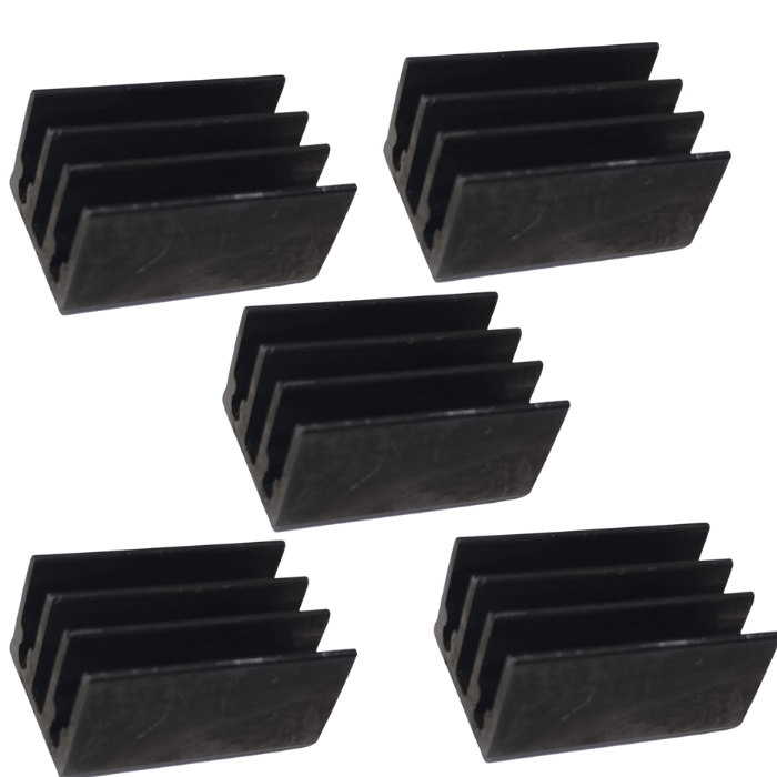 Iotcart SES-P-574 2cmx1.5cm Passive Heat Sink (Pack of 5) - TO-220 Cooling for Arduino/RPi
