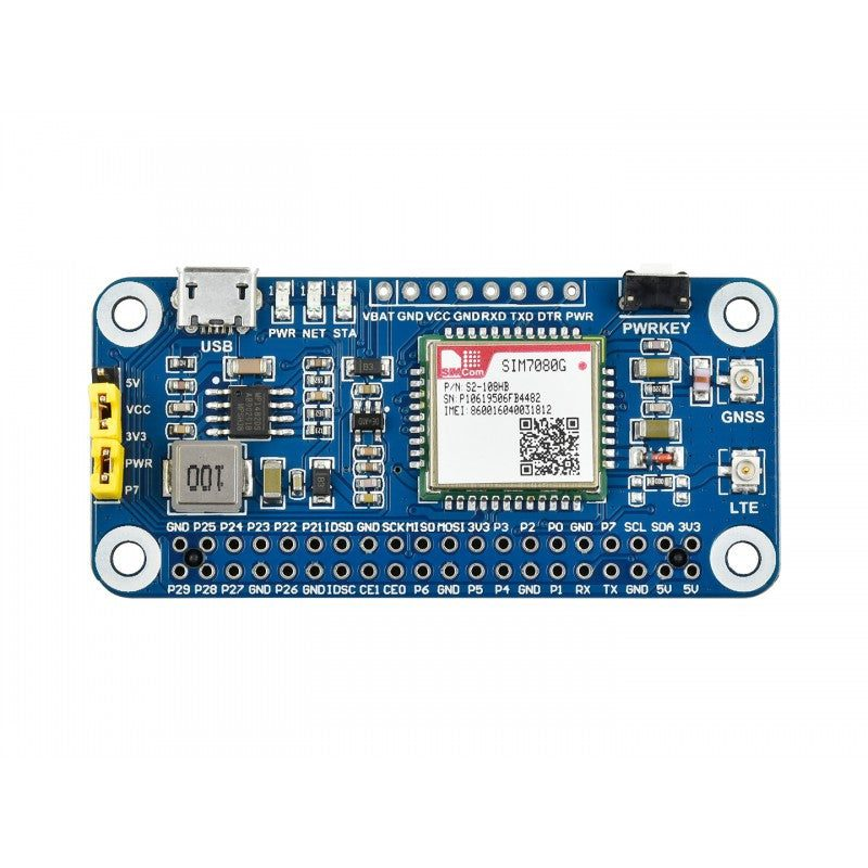 NB-IoT / Cat-M(eMTC) / GNSS HAT for Raspberry Pi