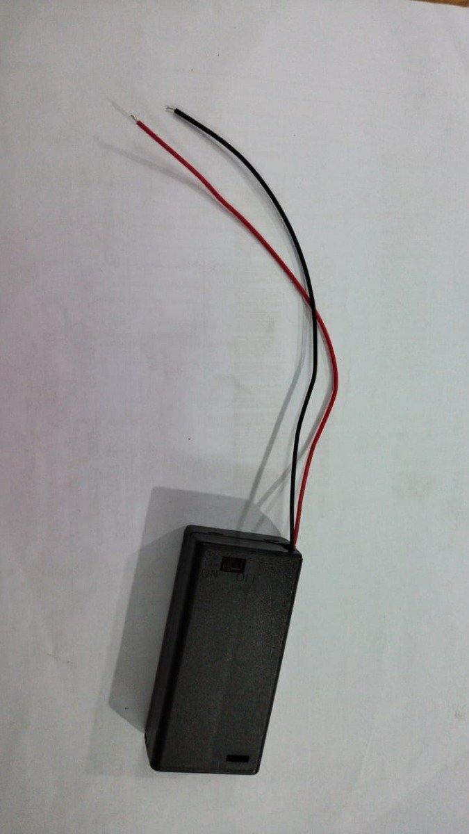 2 x AAA Battery Holder with cover and On/Off Switch