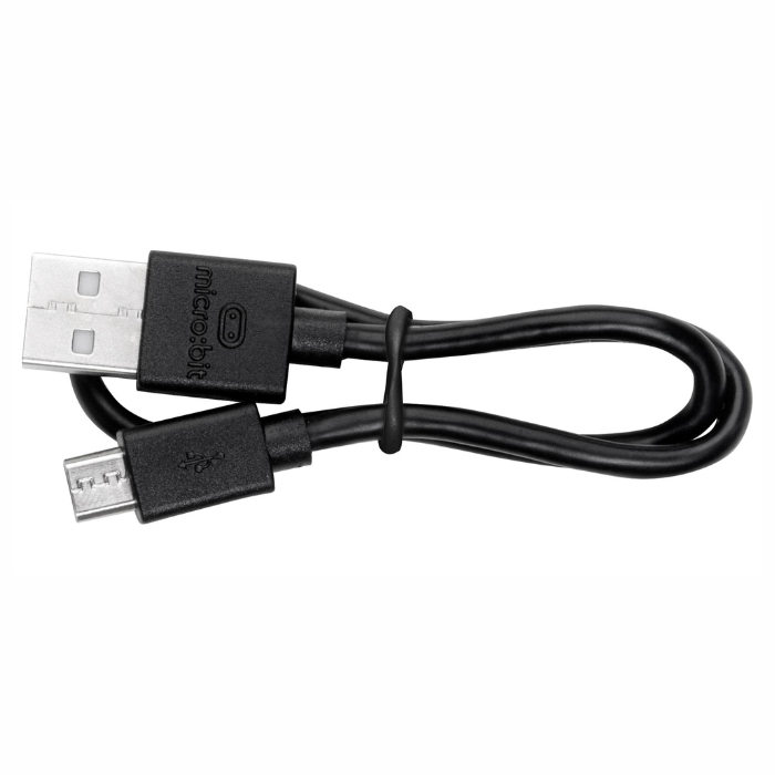 300mm Micro:bit USB 2.0 Type A to Micro B Cable - Black