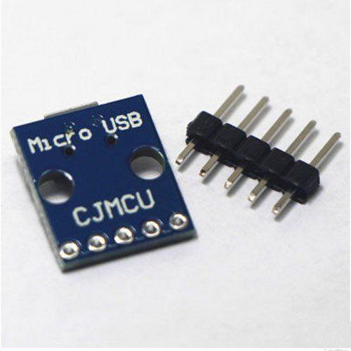 Iotcart SES-P-624 Micro USB 5V Breakout Board - Power Module for Breadboard Prototyping