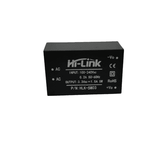 Hi-Link 3.3V 1.5A AC-DC Power Module - 5W Isolated Converter for Arduino & Raspberry Pi Projects