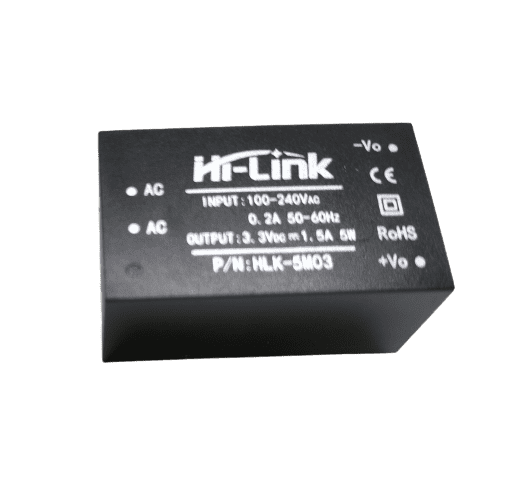 Hi-Link 3.3V 1.5A AC-DC Power Module - 5W Isolated Converter for Arduino & Raspberry Pi Projects