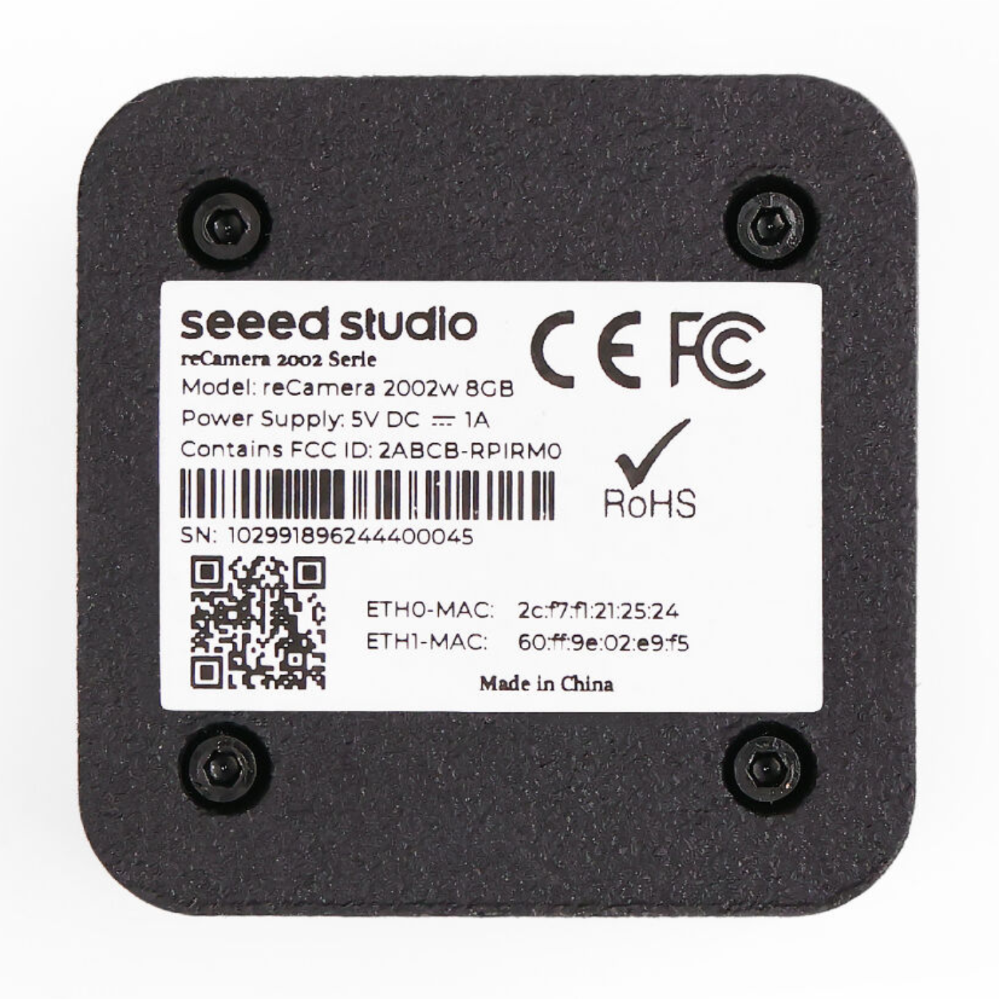 reCamera 2002w 8GB -Open-Source Pocket-Sized AI Camera Module -Seeed Studio