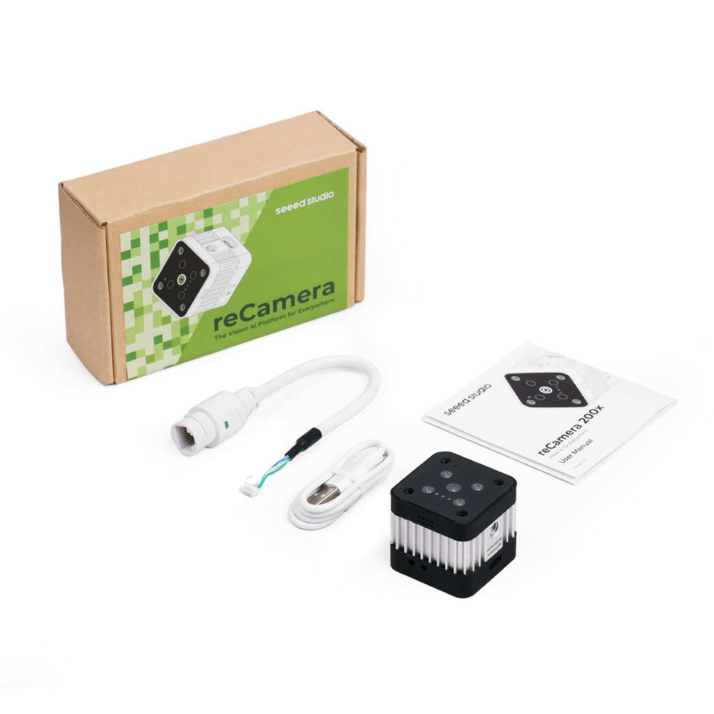 reCamera 2002w 8GB -Open-Source Pocket-Sized AI Camera Module -Seeed Studio