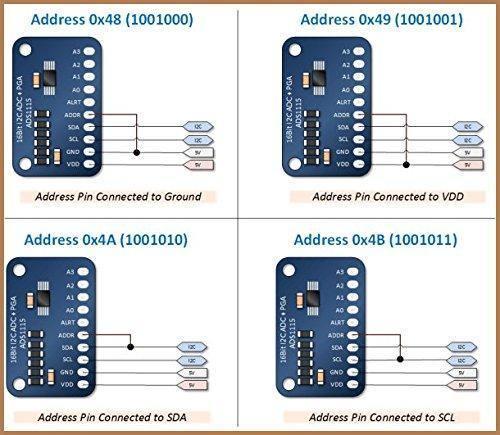 Iotcart ADS1115 16-Bit 4-Channel ADC Module for Arduino - Buy in India