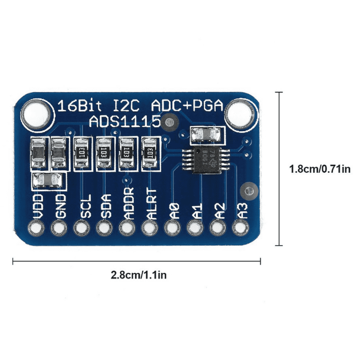 Iotcart ADS1115 16-Bit 4-Channel ADC Module for Arduino - Buy in India