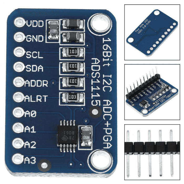 Iotcart ADS1115 16-Bit 4-Channel ADC Module for Arduino - Buy in India