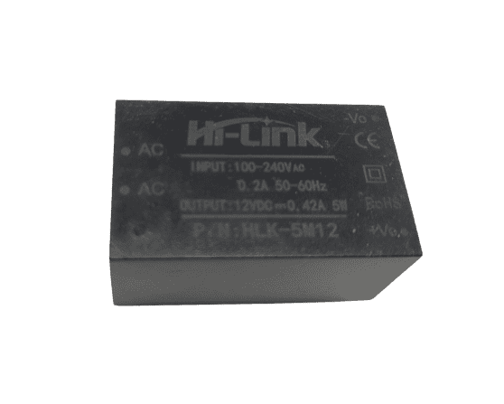 Hi-Link HLK-5M05 12V 5W Switching Power Supply Module - AC to DC Converter for Arduino & Raspberry Pi Projects