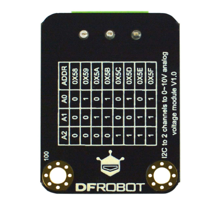 DFRobot Gravity GP8403 2-Channel I2C DAC 0-10V Module for Arduino & Raspberry Pi
