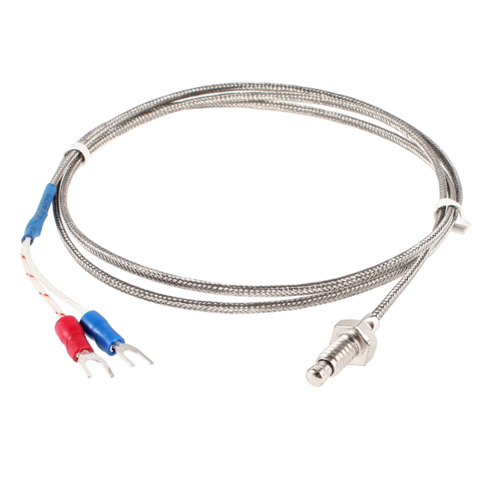Iotcart K Type Thermocouple Probe 6mm Thread 1M High Temp Sensor - Industrial & 3D Printer Use
