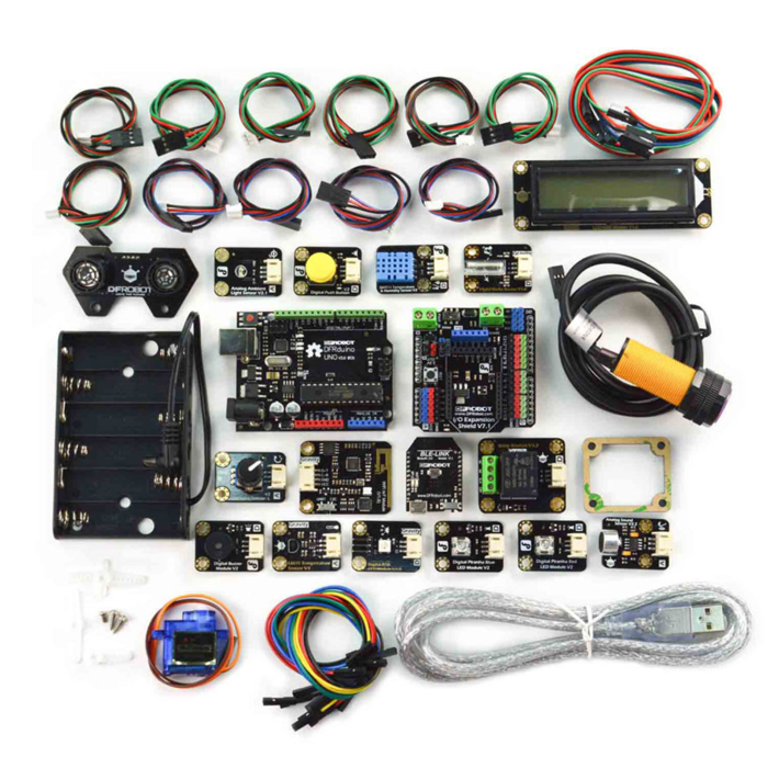 MindPlus Coding Kit for Arduino with 18 Modules - Learn IoT & Coding