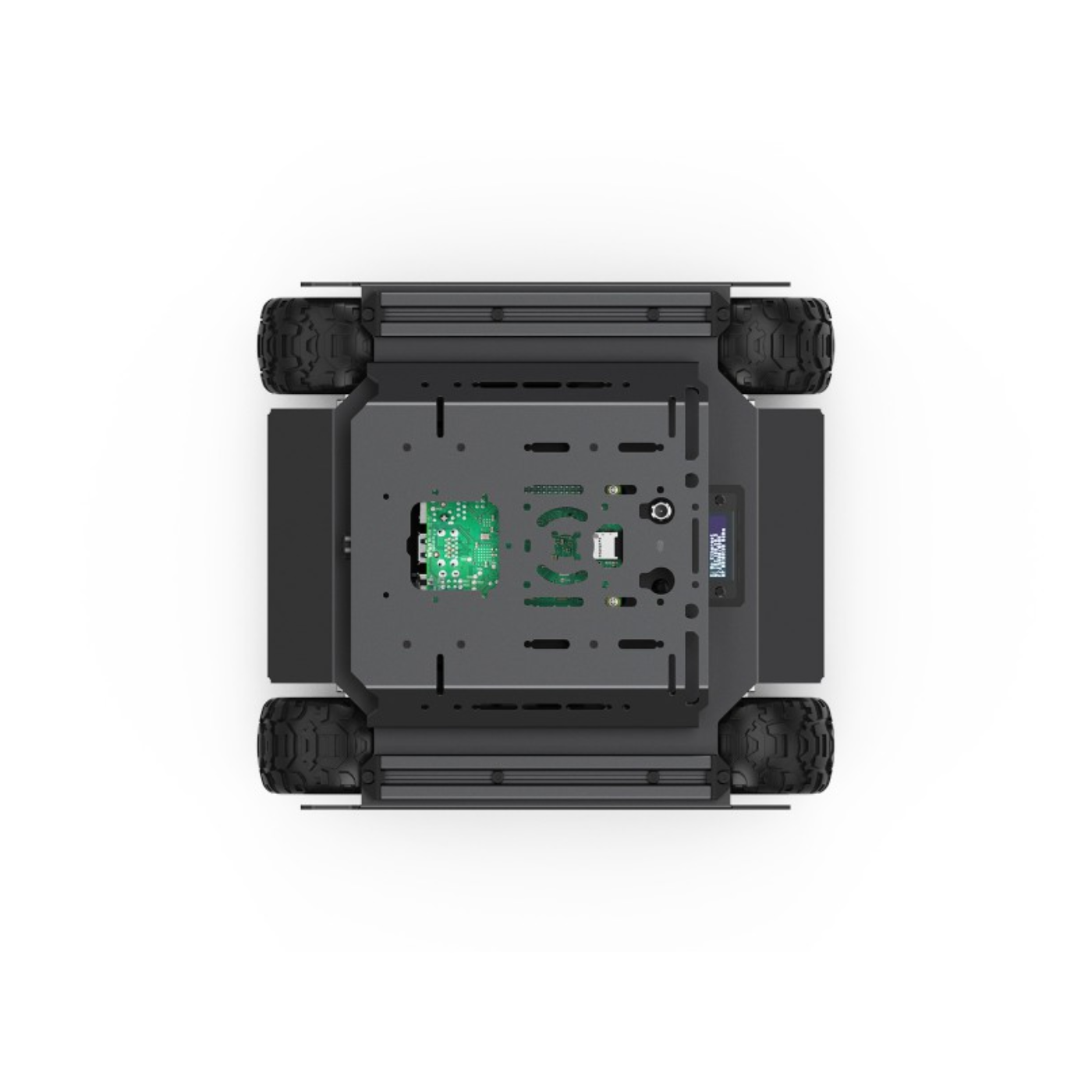 UGV Rover Open-source 6 Wheels 4WD AI Robot Chassis Kit Suitable for Raspberry Pi 4B/5 - PI4B