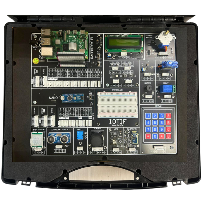 IOTIF IoT Trainer Kit with Raspberry Pi 4B 4GB - Electronics Training Kit