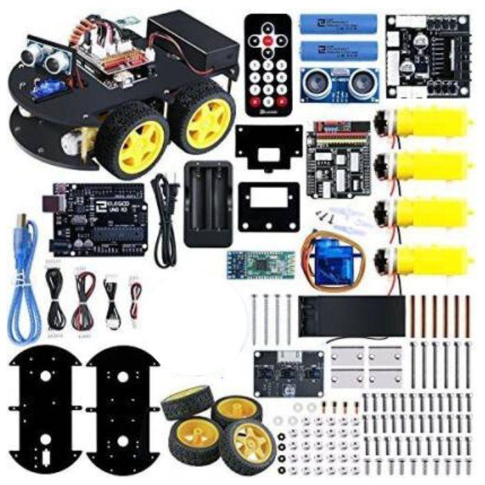 Elegoo Smart Robot Car Kit V3.0 with UNO R3, Bluetooth & Sensors - DIY Arduino Robotics Project