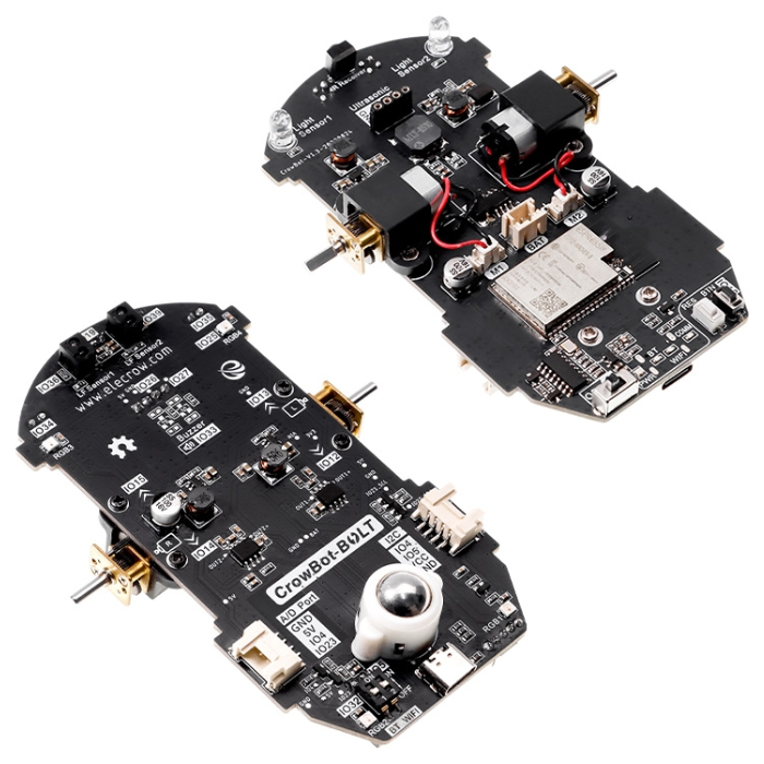 Elecrow CrowBot BOLT ESP32 Smart Robot Car Kit with Sensors - STEAM Learning