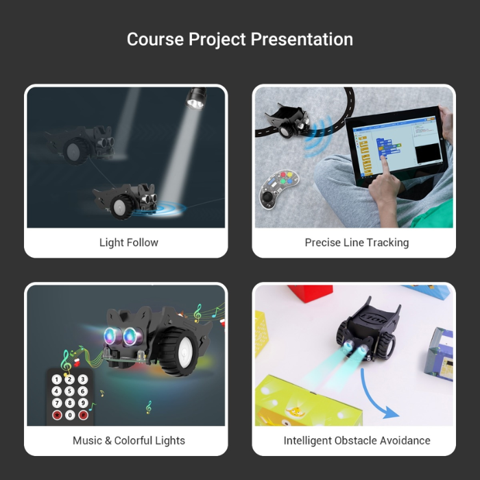 Elecrow CrowBot BOLT ESP32 Smart Robot Car Kit with Sensors - STEAM Learning