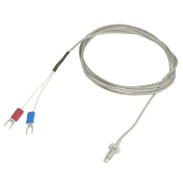 PT100 M6 Screw Probe Thermocouple Temperature Sensor (1 Meter)