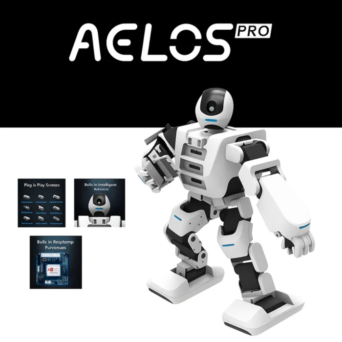 Leju Robot AELOS PRO 19DOF Humanoid AI Robot Kit with Camera & Sensors - STEM Learning & Programming