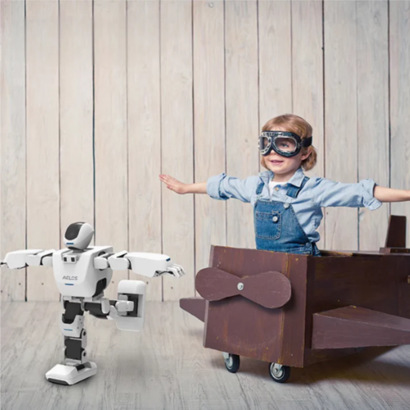 Leju Robot AELOS LITE 19DOF AI Humanoid Robot Kit for Programming & Coding