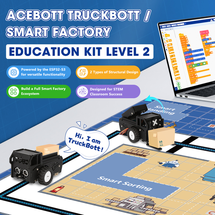 ACEBOTT QE032 TruckBott Smart Car Kit ESP32 Arduino STEM - Buy in India