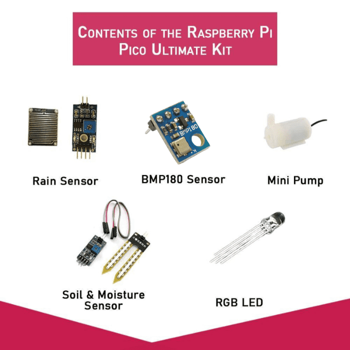 Raspberry Pi Pico W Ultimate Kit with Manual