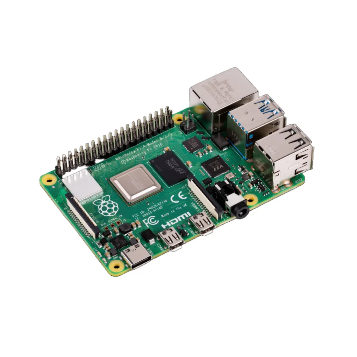 Raspberry Pi4 8GB Model B Ultimate Kit- Case, Power Adapter, Heatsink, HDMI Cable, Ethernet Cable, 32 GB SD Card, Sensors and Manual