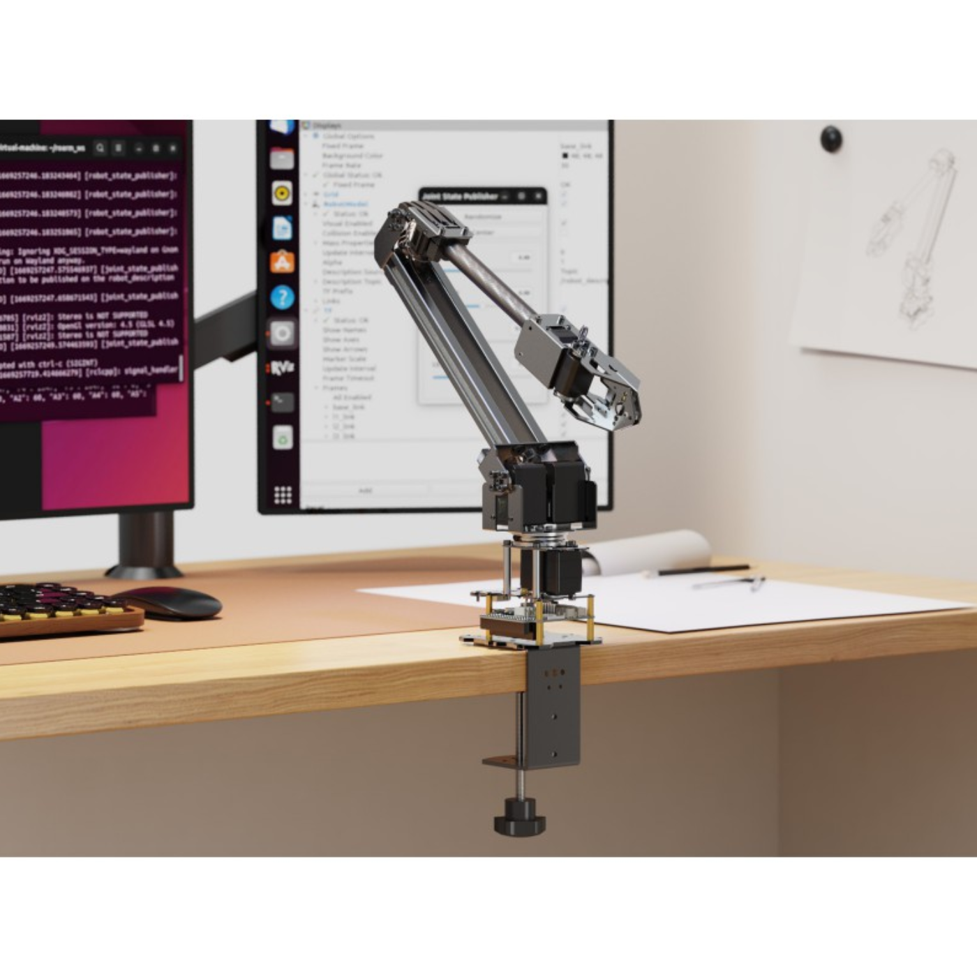 Waveshare RoArm-M2-S Desktop 4-DOF Robotic Arm Kit Based On ESP32