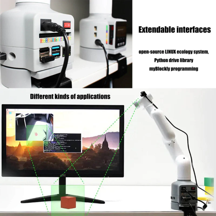 Elephant Robotics MyCobot 280 6 DOF Robotic Arm - Raspberry Pi 4B - Buy in India